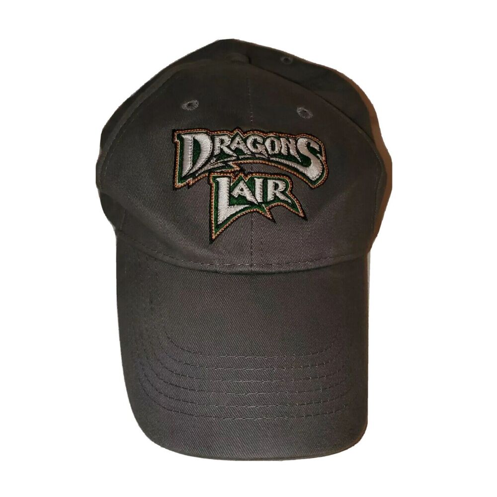 Dragons Lair Hat Dayton Dragons Gray Adjustable Cap Snapback 100% Cotton ASJ